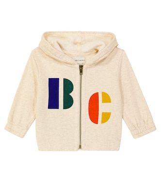 Baby logo cotton hoodie | Bobo Choses
