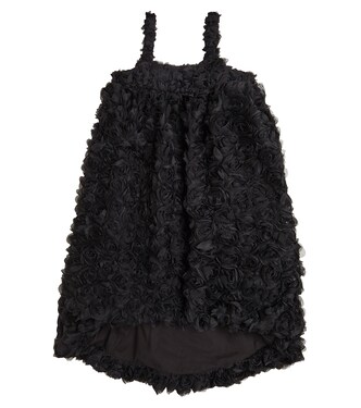 Floral-appliqué tulle dress | Caroline Bosmans