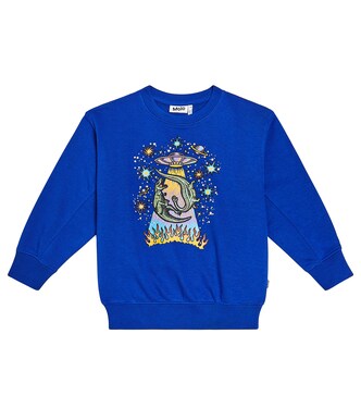 Felpa printed cotton-blend sweatshirt | Molo