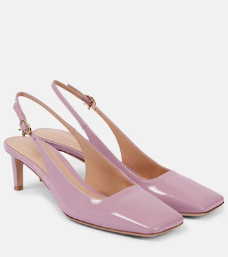 55 leather slingback pumps | Gianvito Rossi
