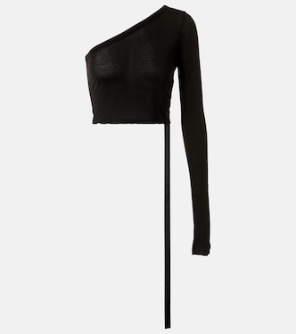 Ziggy one-shoulder crop top  | Rick Owens