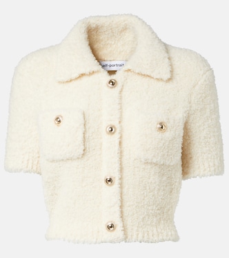 Top en laine mélangée à ornement | Self-Portrait