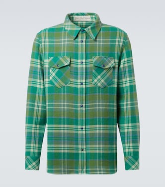 Hero tartan cashmere shirt | God's True Cashmere