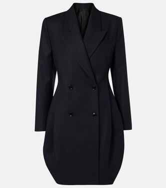 Double-breasted cotton blazer dress | Alaïa