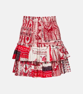 Minifalda Naomi de algodón estampada | Marant Etoile