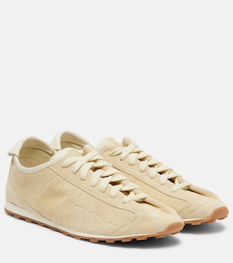 Tennis croc-effect suede sneakers | Jacquemus