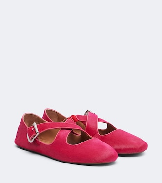 Ballerinas aus Kalbshaar | Alaïa