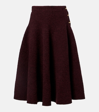 Knot knitted midi skirt | Bottega Veneta