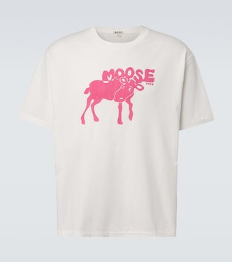 Printed cotton jersey T-shirt  | Bode