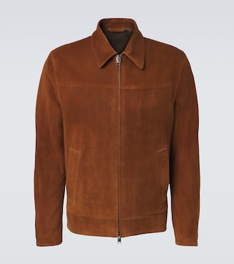 Suede blouson jacket | Brioni