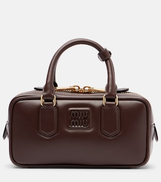 Arcadie leather tote bag | Miu Miu