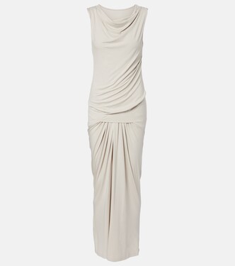 Draped gathered maxi dress | Entire Studios