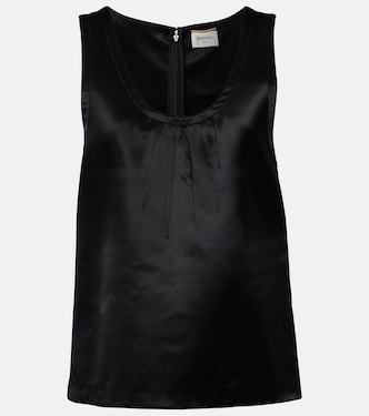 Cassandre 새틴 탑 | Saint Laurent