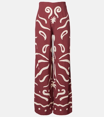 Toya printed wide-leg pants | Cala de la Cruz
