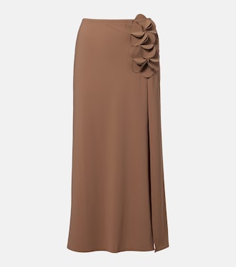 Tess floral-appliqué beach cover-up | Karla Colletto