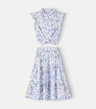Floral top and skirt set  | Tartine et Chocolat