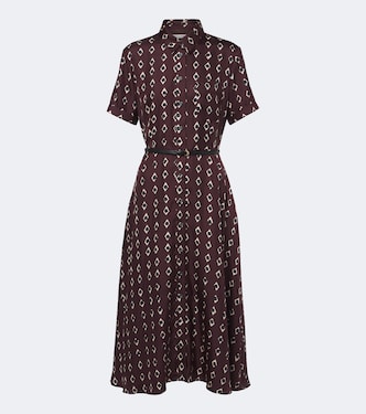 Kiera printed silk shirt dress | Altuzarra