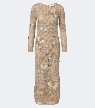 Verziertes Midikleid | Oscar de la Renta