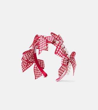 Embellished bow-detail headband | Monnalisa