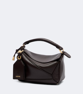 Featherlight Tasche Puzzle Small aus Leder | Loewe