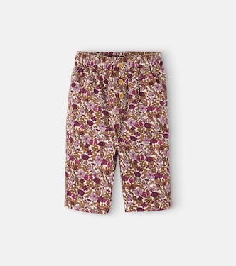 Baby floral cotton corduroy pants | Bonton
