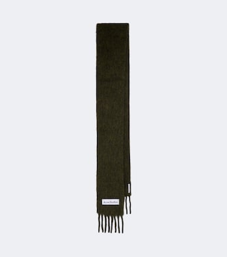 Alpaca, wool, and mohair-blend scarf | Acne Studios
