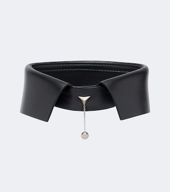 Col en cuir à ornements | Fendi