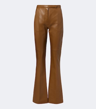 Pantalones flared de piel | Dorothee Schumacher