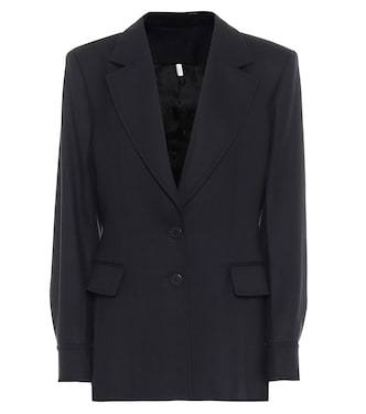 Virgin wool flannel blazer | Chloé