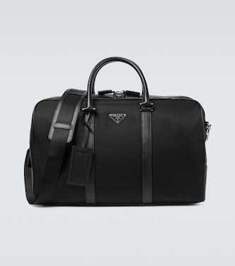 Weekender aus Re-Nylon mit Saffiano-Leder | Prada