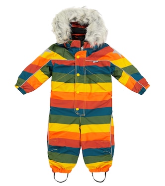 Baby Polaris striped ski suit | Molo