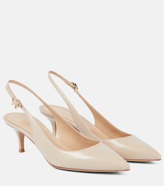 Ribbon Sling leather slingback pumps | Gianvito Rossi