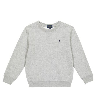 Sweat-shirt en coton mélangé à logo | Polo Ralph Lauren Kids