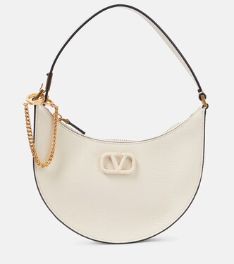 VLogo Signature Mini leather shoulder bag | Valentino Garavani