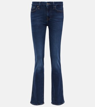 Kimmie mid-rise straight jeans | 7 For All Mankind