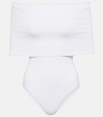 Off-shoulder knit bodysuit | Alaïa