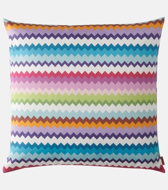 Riverbero Zigzag cotton cushion | Missoni