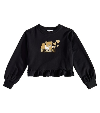 Teddy Bear cotton-blend sweatshirt | Moschino Kids