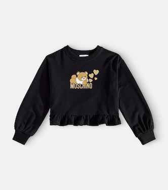 Teddy Bear cotton-blend sweatshirt | Moschino Kids
