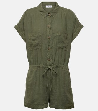Clare linen romper | Velvet