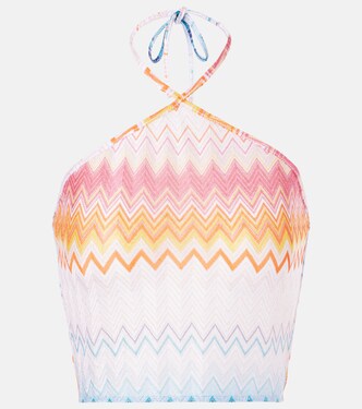 Zig Zag halter-neck top | Missoni