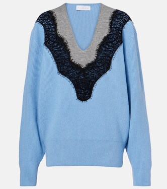 Pull en laine vierge à dentelle | Stella McCartney