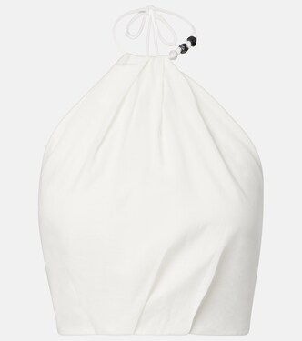 Azura halterneck cotton top | SIR