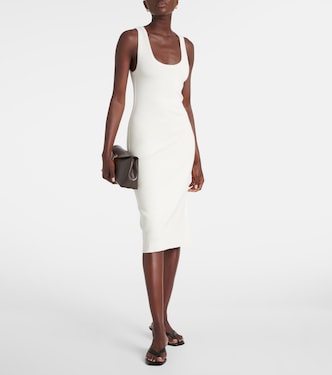 TOTEME トーテム タンクワンピース XXS アイボリー Jersey tank dress in white - Toteme | Mytheresa