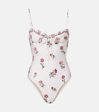 Ebano floral swimsuit | Agua by Agua Bendita