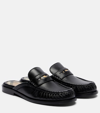 Slippers aus Leder | Burberry