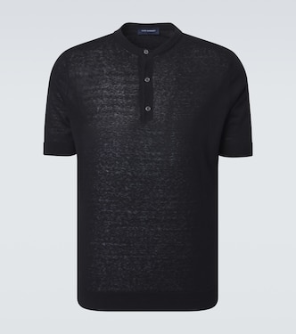 Silk and linen T-shirt | Thom Sweeney