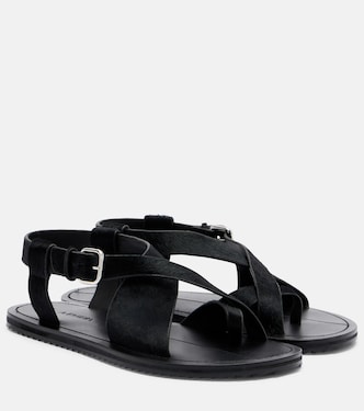 Ora calf hair sandals | A.Emery