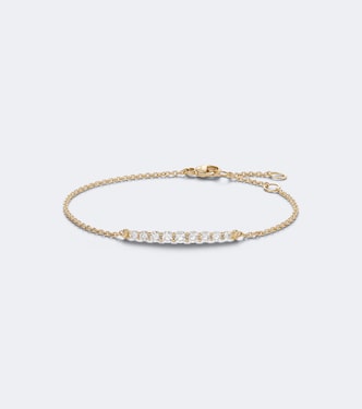 Petite Pavé 18kt gold bracelet with diamonds | David Yurman