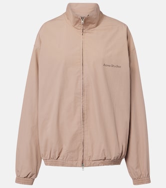 Logo cotton poplin jacket | Acne Studios